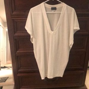 Beach cover up in White